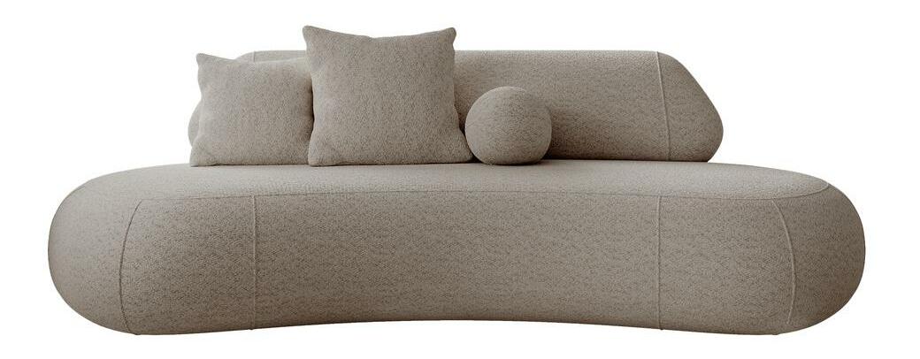 Pohovka trojsedačka Bally (béžová + černá)