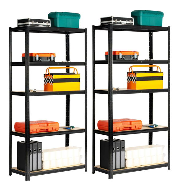 Set 2ks. regálů Sustituido 2 (černá)