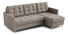 Rohová sedací souprava Divas (P) (tmavobéžová)