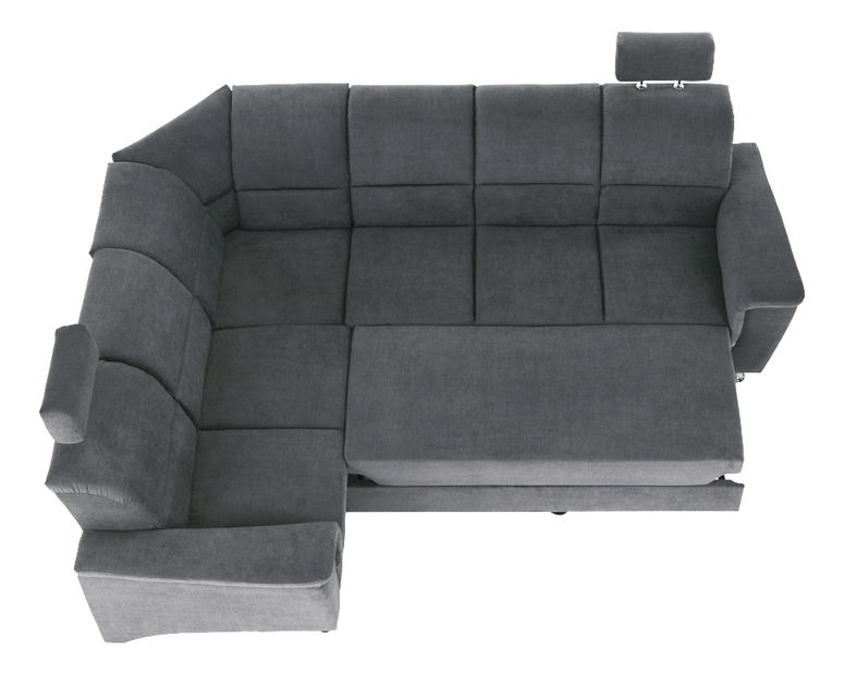 Rohová sedací souprava Stan (šedá) (L)