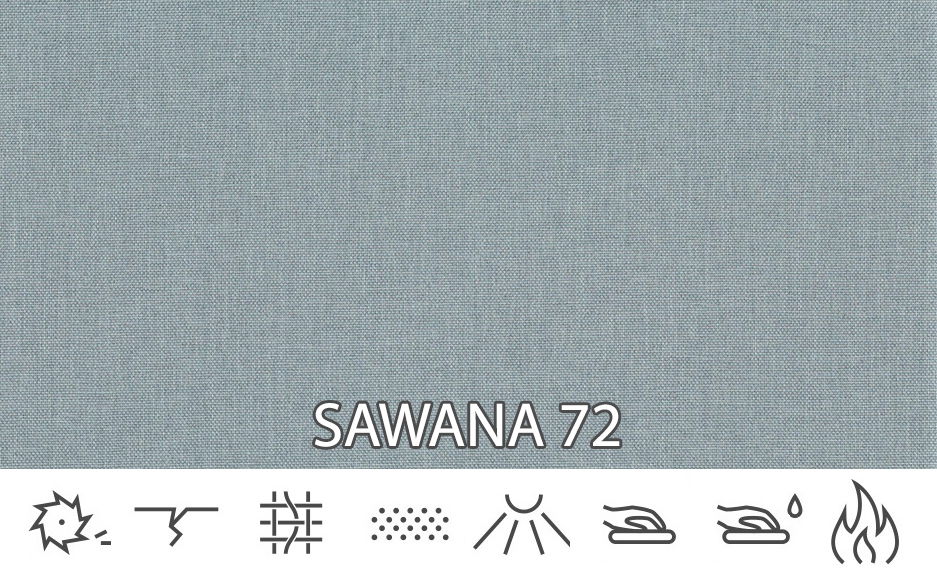 Rohová sedací souprava ve tvaru U Matar U (světle modrá)