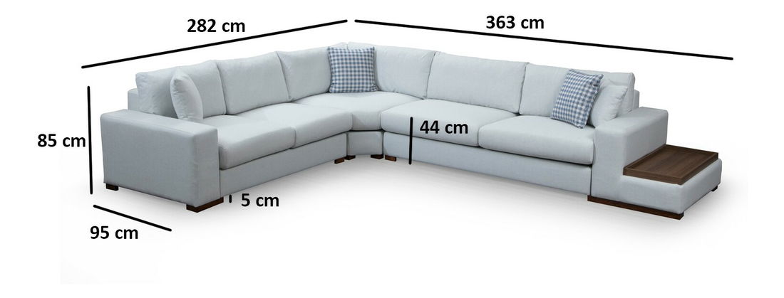 Rohová sedací souprava Lopy 12 (L)