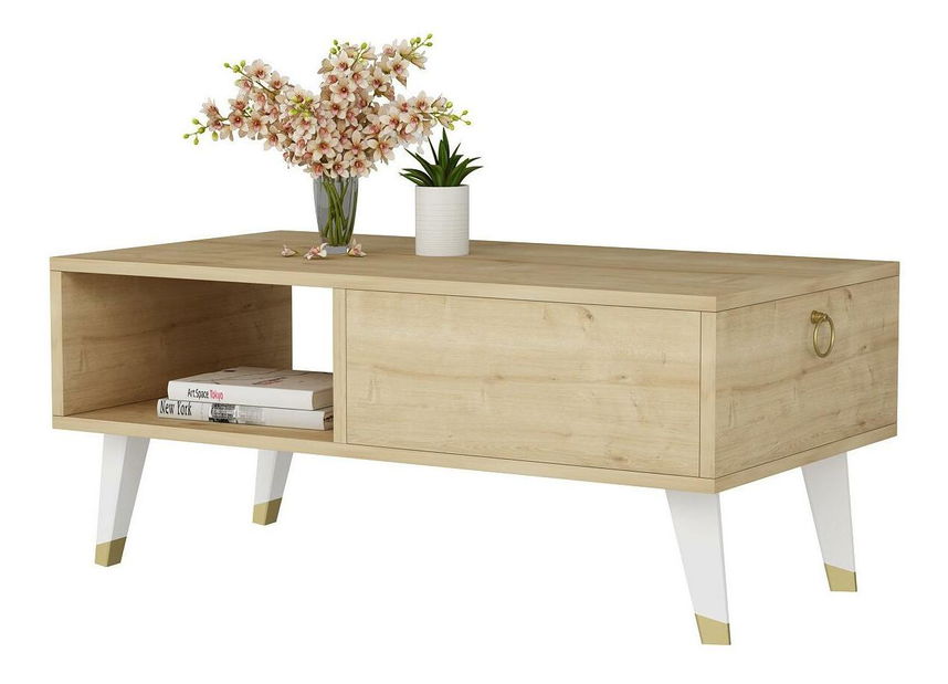 Konferenční stolek Papina (dub safírový)