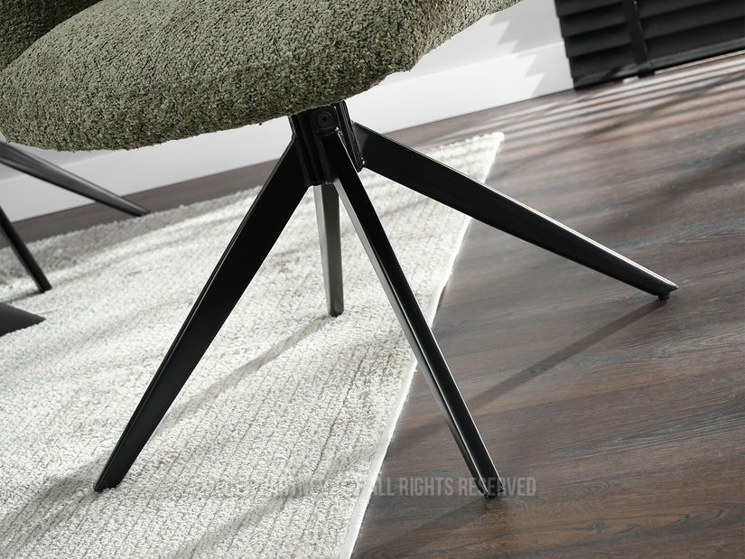 Židle Milla (zelená + černá)