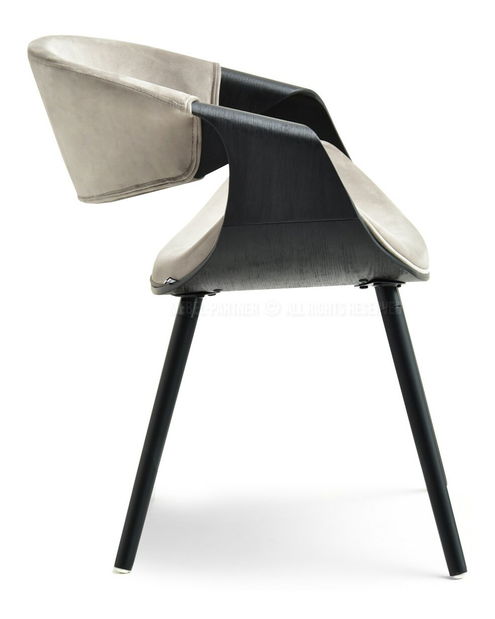 Židle Bjorn K (béžová + černá)