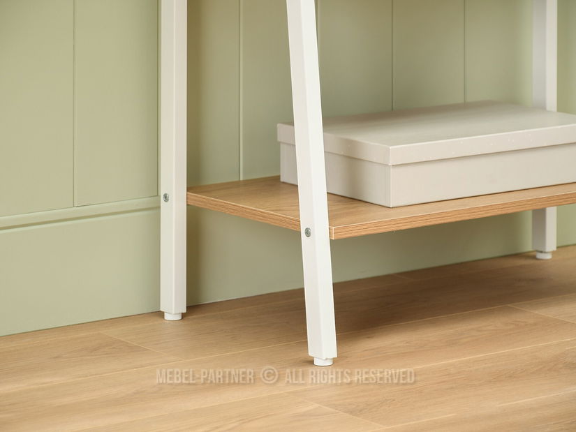 Regál Jeans (dub + bílá)