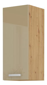 Horní kuchyňská skříňka Arryn 30 G-72 1F (dub artisan + lesk cappucino)