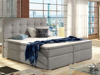 Boxspring postel 180 cm Irma 01 (béžová)