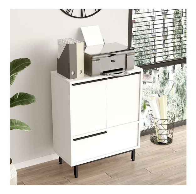 Skříňka Nipilo 3 (bílá)