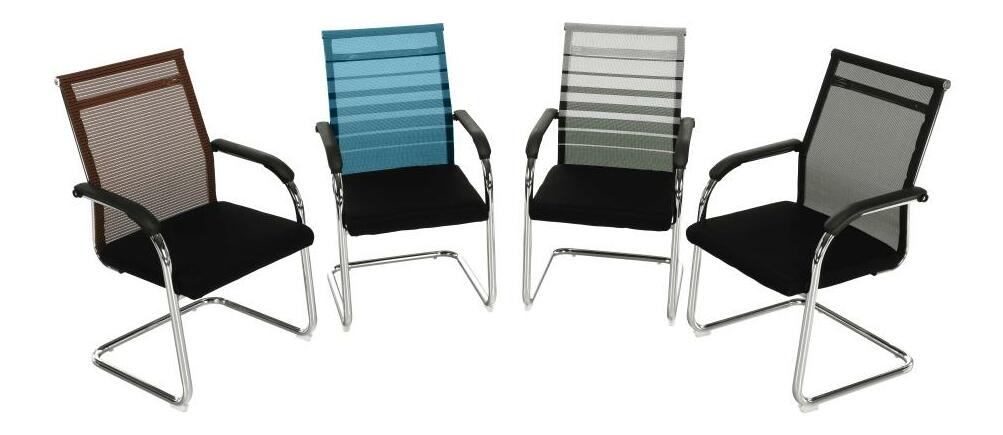 Konferenční židle Ertozinence (šedá + černá)