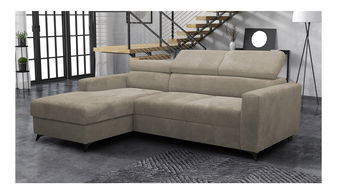 Rohová sedačka Laviosuna Premium (béžová) (s úl. prostorem) (L)