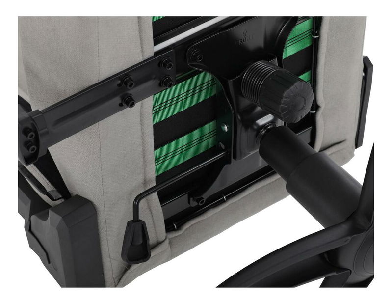 Herní křeslo Bloqueo (stříbrná)