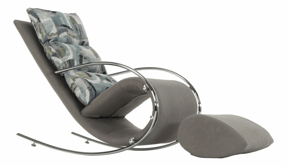 Houpací křeslo Reta (šedá)