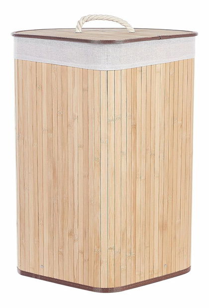 Koš na prádlo Matza (světlé dřevo)