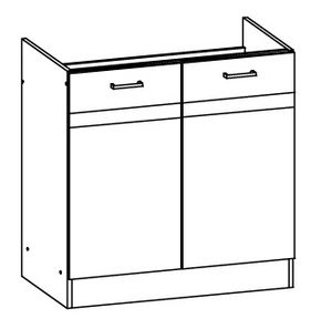Spodní kuchyňská skříňka pod dřez Estell EZ17 D80Z