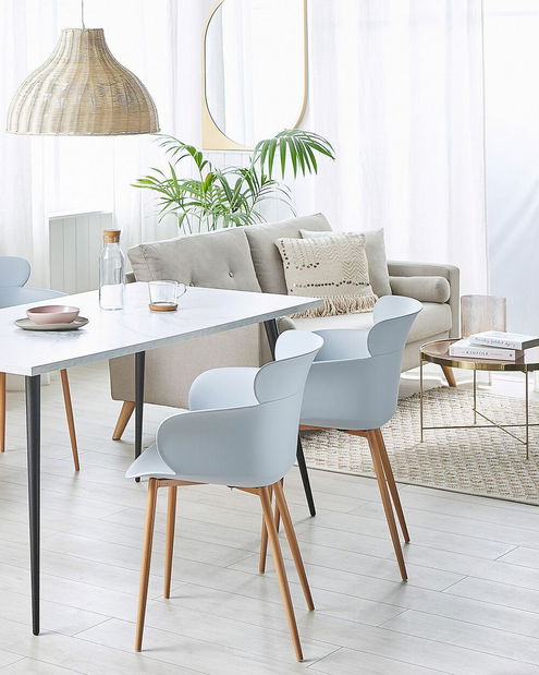 Set 2 ks. jídelních židlí SULLY (šedá)