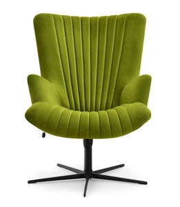 Relaxační křeslo Elesenta (samet + černá)