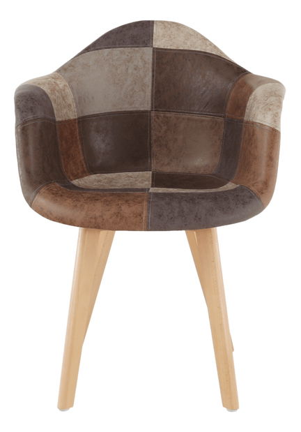Křeslo Tesfaye (hnědá)