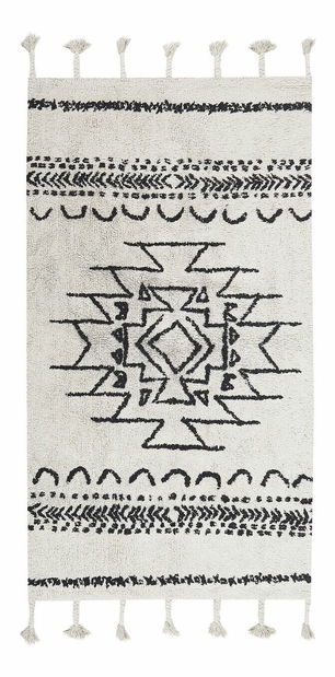 Dětský koberec 100 x 160 cm Kumba (černobílá)