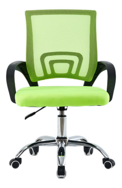 Kancelářské křeslo Declan (zelená + černá)