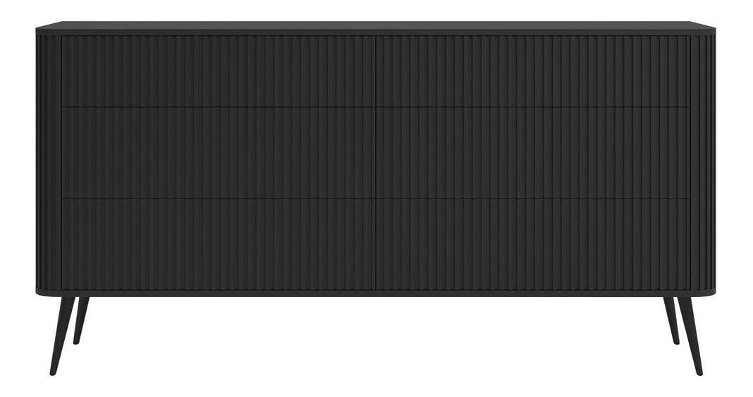 Komoda Oglio O2 (černá)