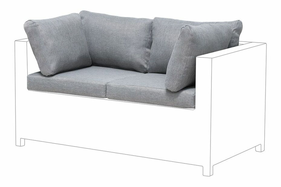 Souprava potahů na zahradní polštáře Mie (šedá)