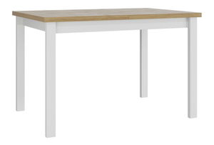 Rozkládací jídelní stůl Deasal 80 x 120 150 I (dub sonoma + bílá) (pro 2-6 osob)