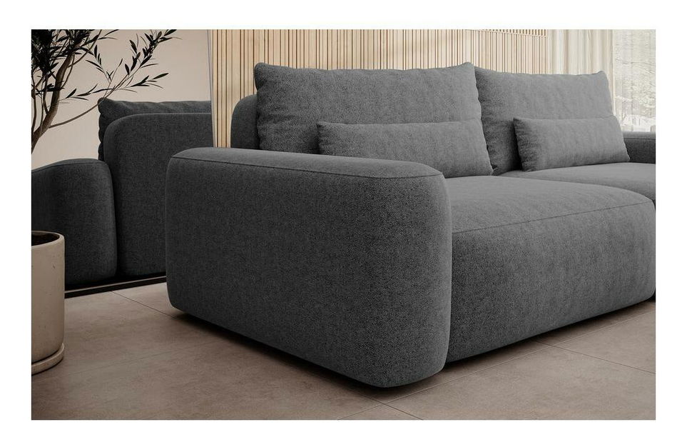 Pohovka trojsedačka Carlito 3 (tmavě šedá)