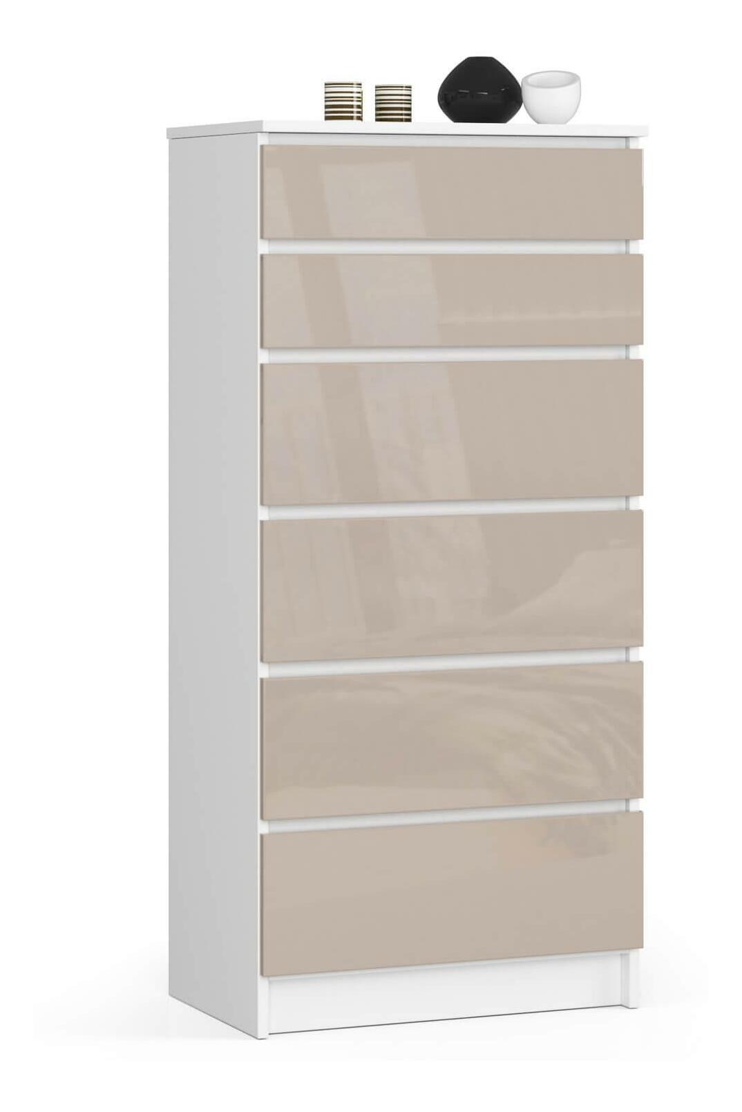 Komoda Kalista III (lesk cappuccino)