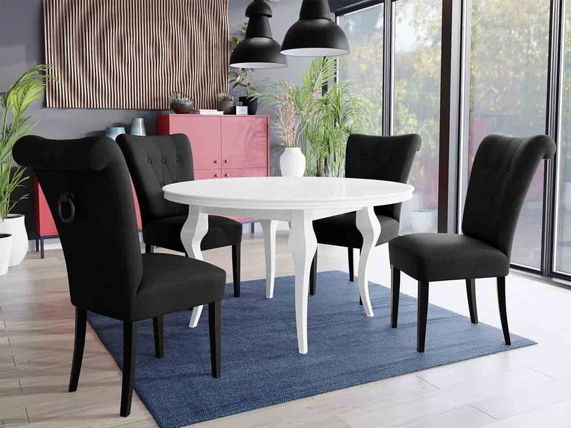 Jídelní židle Samanta (černá)