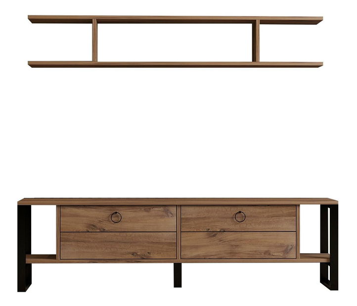 Obývací stěna Menile 3 (dub safírový)