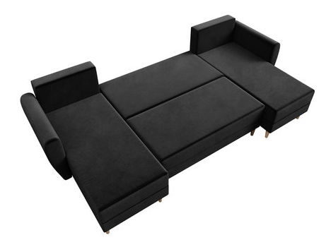 Rohová sedačka U Keklat US (oranžová) (s úl. prostorem)