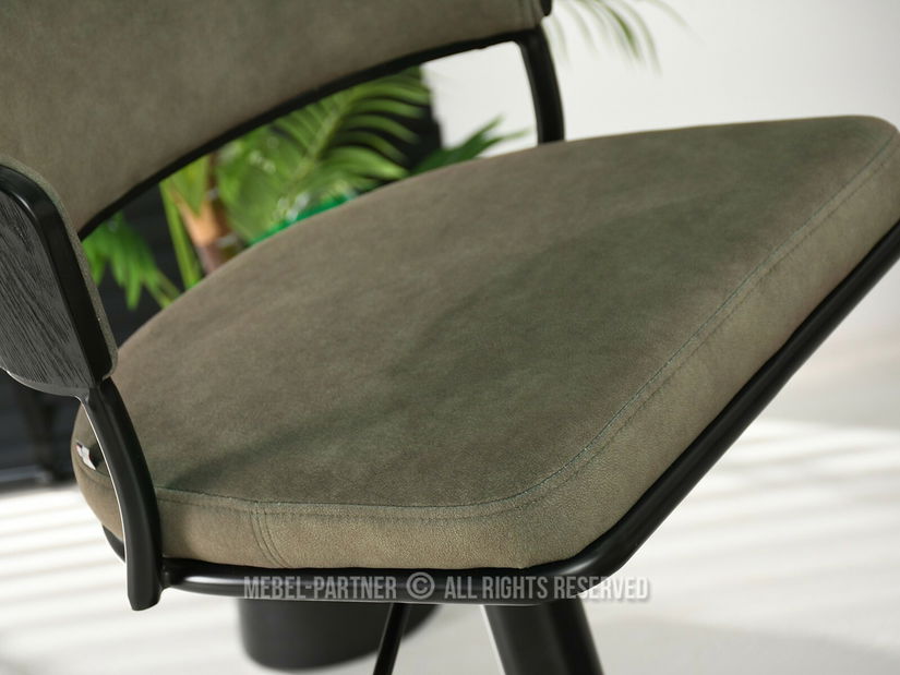 Židle Marta H (černo-zelená + černá)