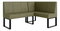 Rohová lavice Bernio 130x170 (olivová) (P)