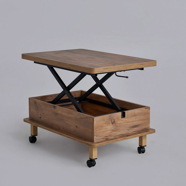 Konferenční stolek na kolečkách Dia (alaska + modrá)