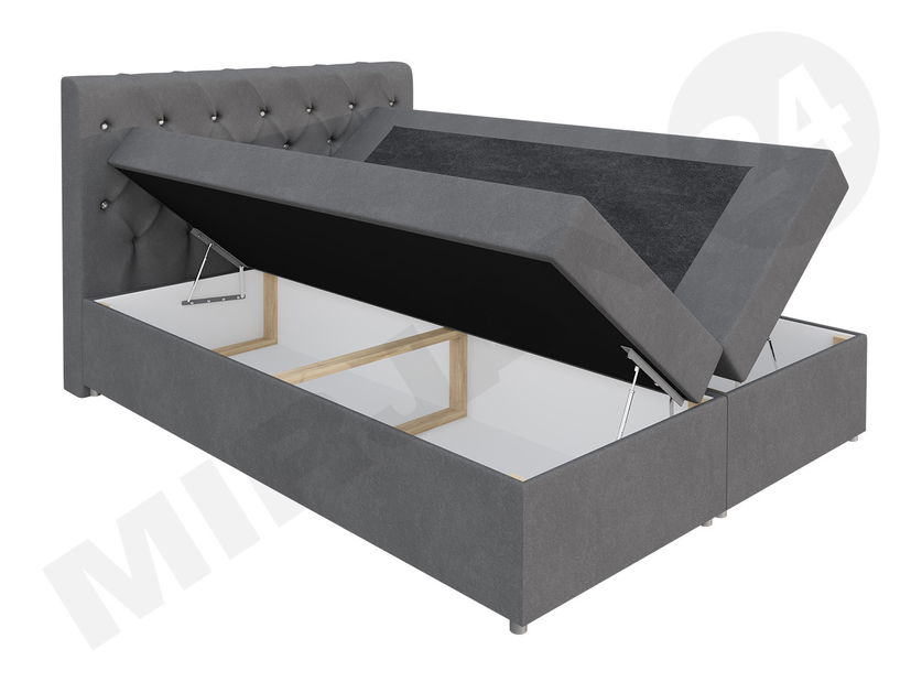 Manželská postel 180 cm Bandos (bílá)