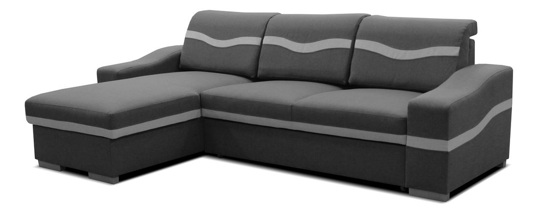 Rohová sedací souprava Havana L+2F (šedá) (L)