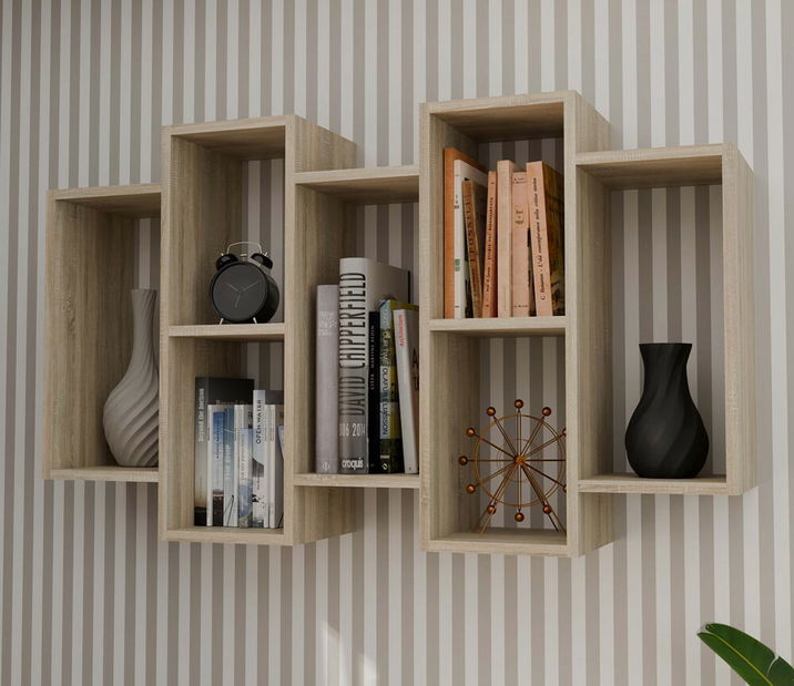 Nástěnná police Batiscafo 1 (dub sonoma)