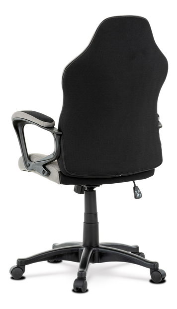 Kancelářská/herní židle Leira-L611-PINK (černá + šedá + růžová)