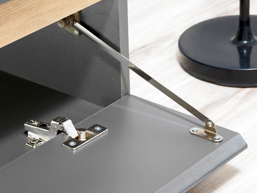 Obývací stěna Marc 29 ANWT MD (antracit + dub wotan) (s osvětlením)