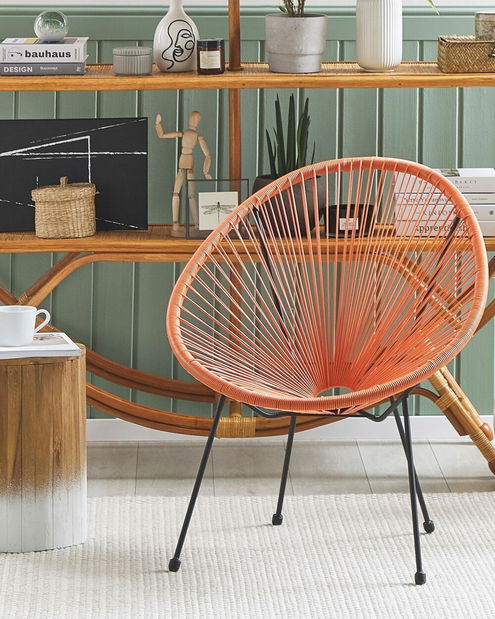 Zahradní křeslo Alvarez (oranžová)