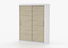 Šatní skříň Viola 06 (bílá + dub sonoma)