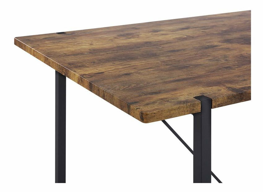 Jídelní stůl Sarajane (tmavé dřevo) (pro 6 osob)