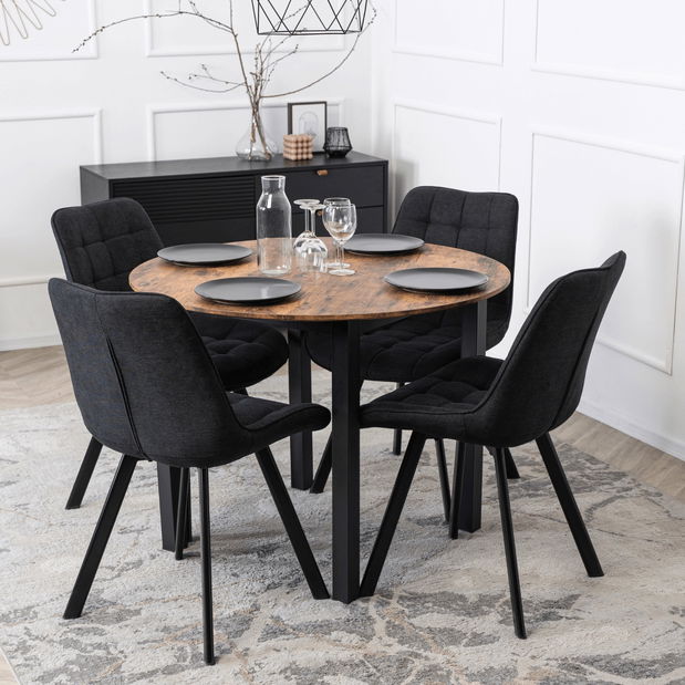 Jídelní stůl Tienden (dub rustikal) (pro 4 osoby)