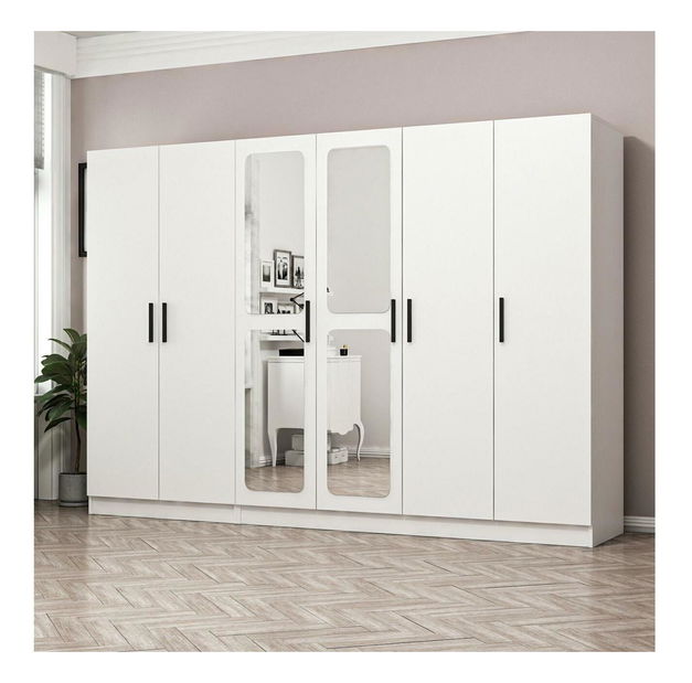 Šatní skříň Kalia 3817 (bílá)