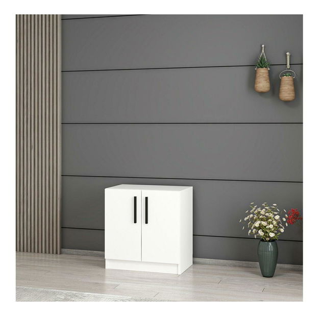  Botník (skříňka na boty) Nemake 6 (bílá)