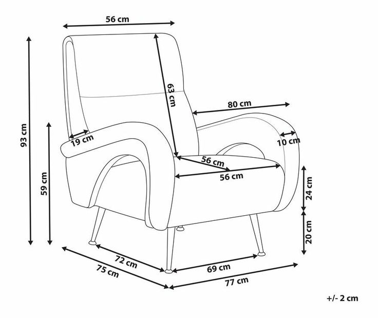 Křeslo Sine (béžová)