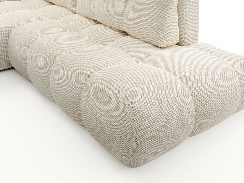 Rohová sedací souprava Sopran (světlobéžová) (L)