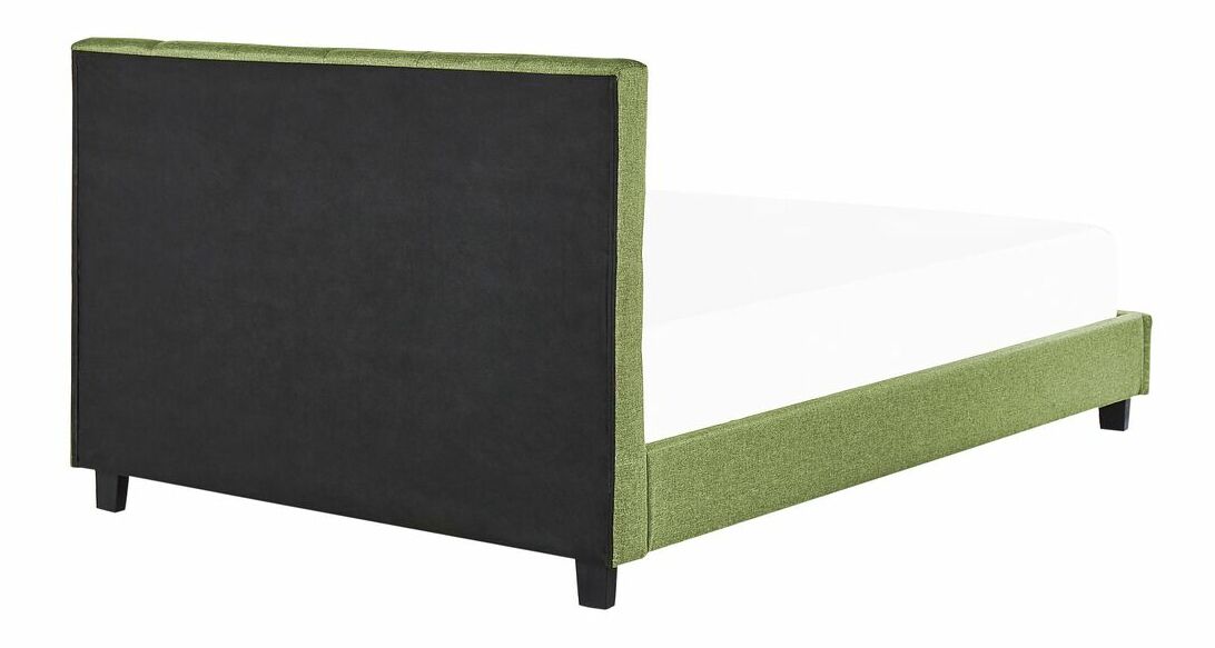 Manželská postel 160 cm Rhiannon (zelená) (s roštem)