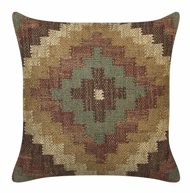 Sada 2 ozdobných polštářů 30 x 50 cm Magri (hnědá)